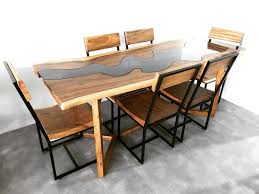 solid wood table in singapore with