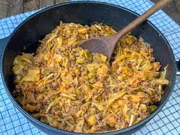Ground Beef With Cabbage And Potatoes gambar png