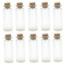 Small Glass Bottles With Cork Stopper