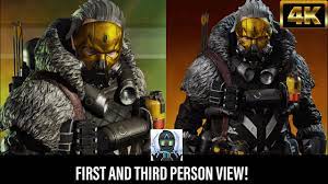 Apex Legends Legendary Caustic Blackheart Skin Showcase In First And Third  Person View! “ #4K “ - YouTube