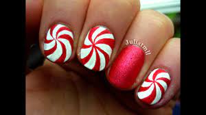 peppermint candy nails you