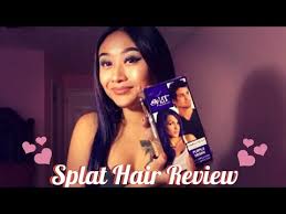 splat hair review how to get dye off