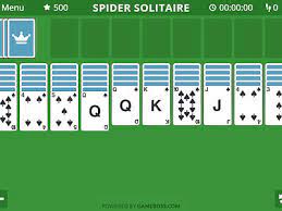 spider solitaire play this free