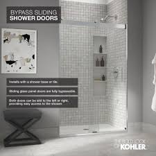 H Frameless Sliding Shower Door