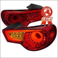 spec d led tail lights red scion fr