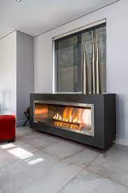 built in fluless gas fireplace vent