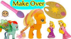 my little pony applejack make over with