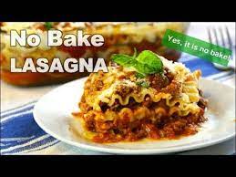 no bake lasagna you