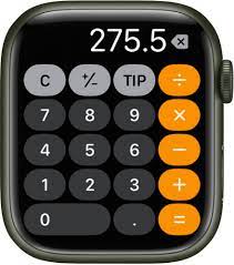use calculator on apple watch apple