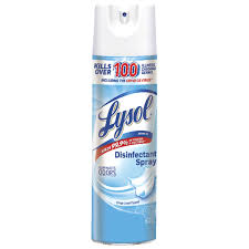lysol l disinfectant spray crisp linen