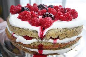 berry creme fraiche cake oh sweet basil