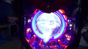 Honda Grom Msx125 Projector Headlight Lamp Xenon Hid Blue