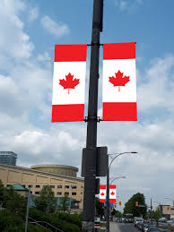 canadian flag vertical classic