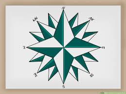 How To Draw A Compass Rose 12 Steps With Pictures Wikihow