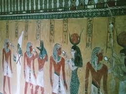 Resultado de imagen de pintura egipcia valle de los reyes
