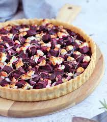 beetroot and goats cheese tart a