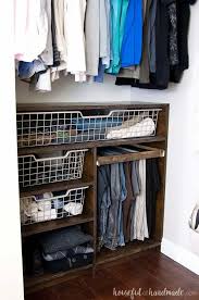 3 drawers are 5 inches tall which are perfect for all your smaller items, while the bottom 2 drawers are 8 inches deep which are great for. 20 Diy Closet Organizers And How To Build Your Own