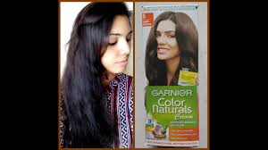 Garnier Color Naturals Cream Hair Color No 5 Light Brown Review Demo