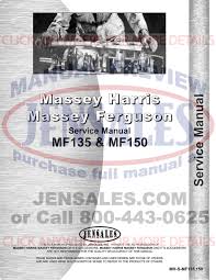 7, starter safety switch wires, no. Massey Ferguson 135 150 Tractor Service Manual Manualzz