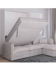Queen Luxury Sectional Sofa Wall Bed