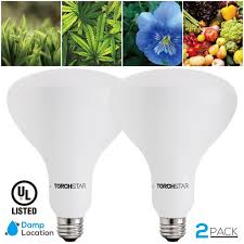 Torchstar 2 Pack Br40 14w Led Indoor Plant Grow Light Bulbs Plant Grow Lights For Greenhouse E26 Base Walmart Com Walmart Com