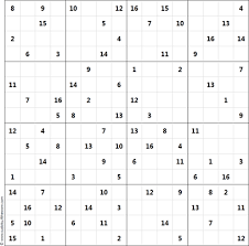 If you want to play a different puzzle, go to the archive page and choose your puzzle. Sudoku 16x16