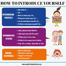 Maybe you would like to learn more about one of these? Powerful Ways Of Introducing Yourself And Others In English English Study Online