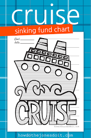 Cruise Sinking Fund Chart Sinking Funds Savings Chart
