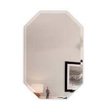 Octagon Frameless Wall Mirror Bevel Polish