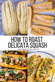 how to roast delicata squash the