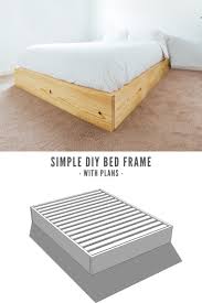 diy platform bed frame