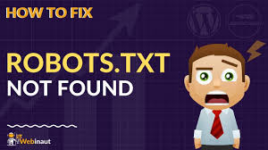 fix robots txt not found semrush issues