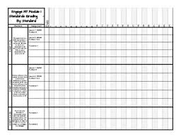 5th Grade Engage Ny Module 1 Standards Based Grading Sheet Editable And Pdf