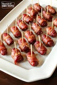 bacon wrapped little smokies only 4