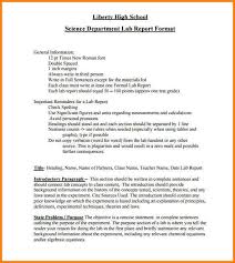 Online Writing Lab   high school science report format