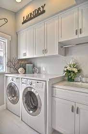 Laundry rooms come in all shapes and sizes. 50 Laundry Room Cabinets To Make This House Chore So Much Easier
