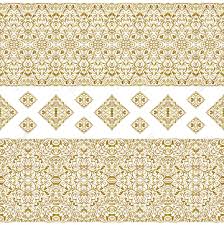 Seamless Ethnic Patterns For Border Repeated Oriental Motif