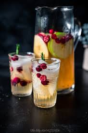 winter white wine sangria