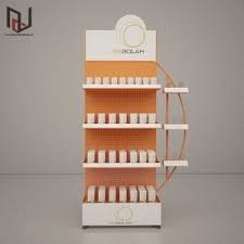 cream display stand retail