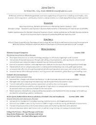 Internship Resume Objectives Examples Sample Intern Resumes Format
