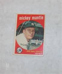 Especially these ten — they're the most valuable 1989 topps traded baseball cards, according to recent sales prices for copies in psa 9 condition. Mickey Mantle 1959 Topps Baseball Card 10 For Sale In Ferndale Washington Marketbook Hu