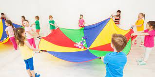 parachute games fun childhood
