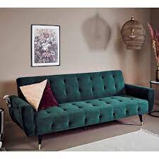 3 seater sofa set opal green