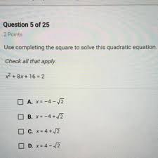 Solve This Quadratic Equation Check