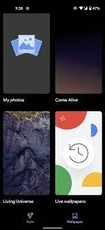how to set your google photos images as