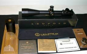 Wts Id Leupold Mark 4 6 5 20x50mm Lr T M1 Ill Mil Dot