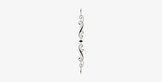 white decorative line png calligraphy