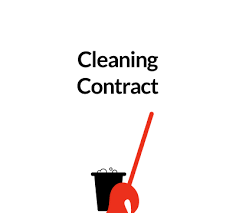 cleaning contract template contract