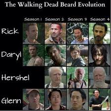 The Walking Dead Beard Evolution Funny How Glenn Has Not