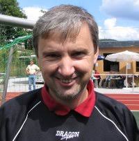 Trainer Norbert Kreuz. Betreuer Uwe Röder